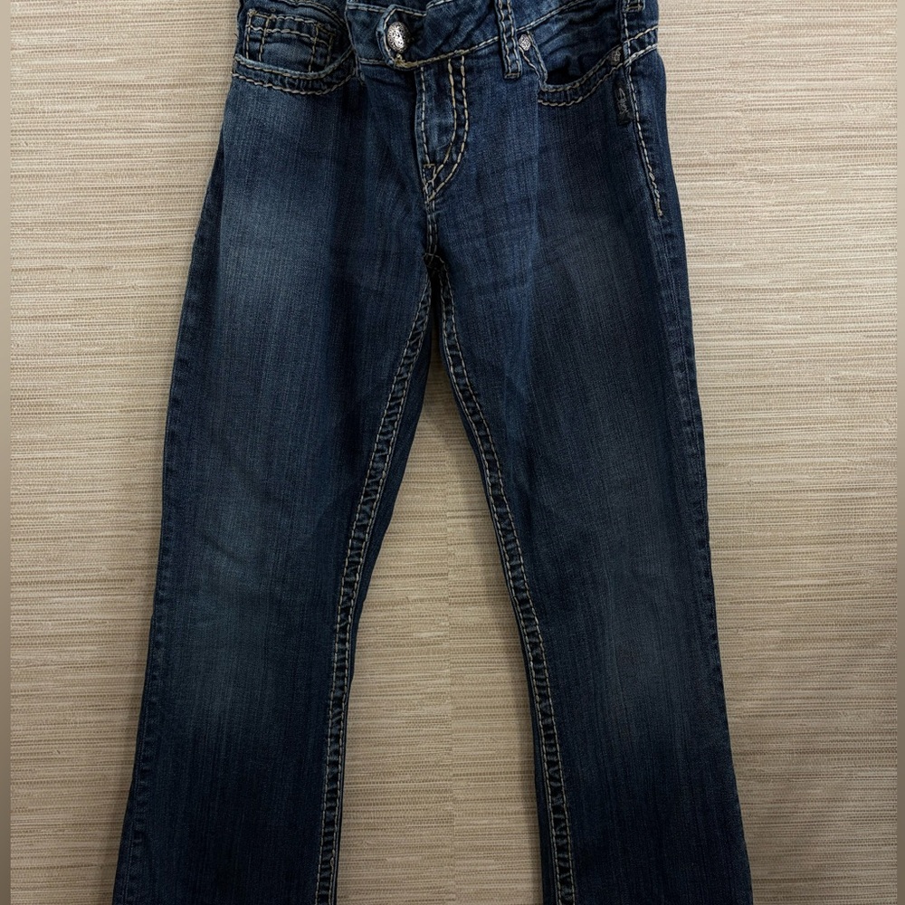 Silver Jeans Dark Blue Flare Women's Jeans